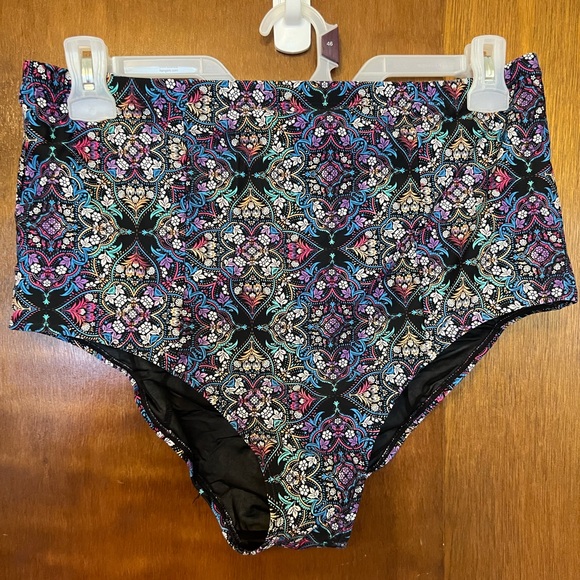torrid Other - Torrid High-Rise Strappy Back Swim Bottom
